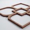 Ekena Millwork Small Olivia Decorative Fretwork Wood Wall Panels, Walnut, 11 3/8"W x 11 3/8"H x 3/8"T WALW12X12X0375OLVWA - alternate 4